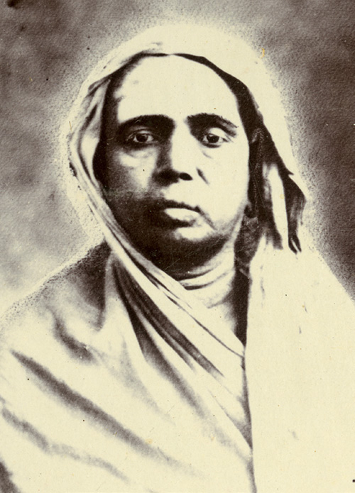 Portrait of Alagammal, mother of Bhagavan Sri Ramana Maharshi